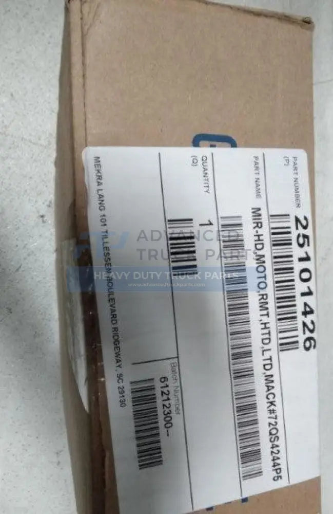 25101426 Genuine Mack Mirror - Truck To Trailer
