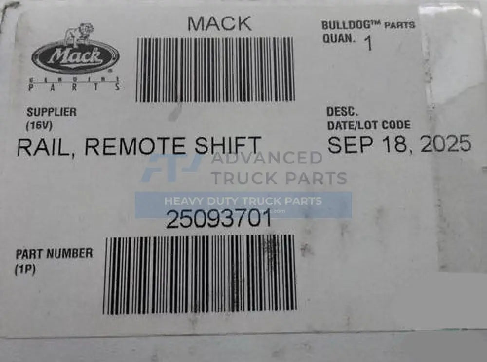 Genuine Mack Rail - Rails
