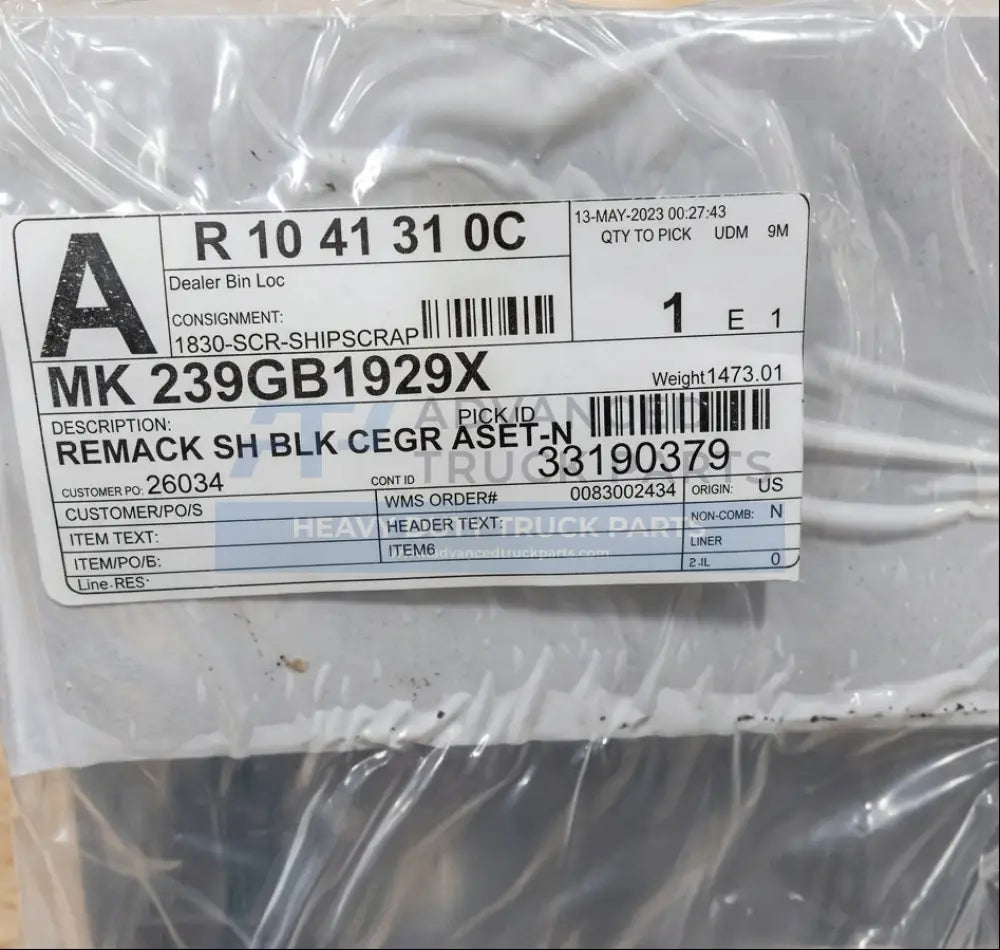 Genuine Mack Remack Cegr Aset-n Short