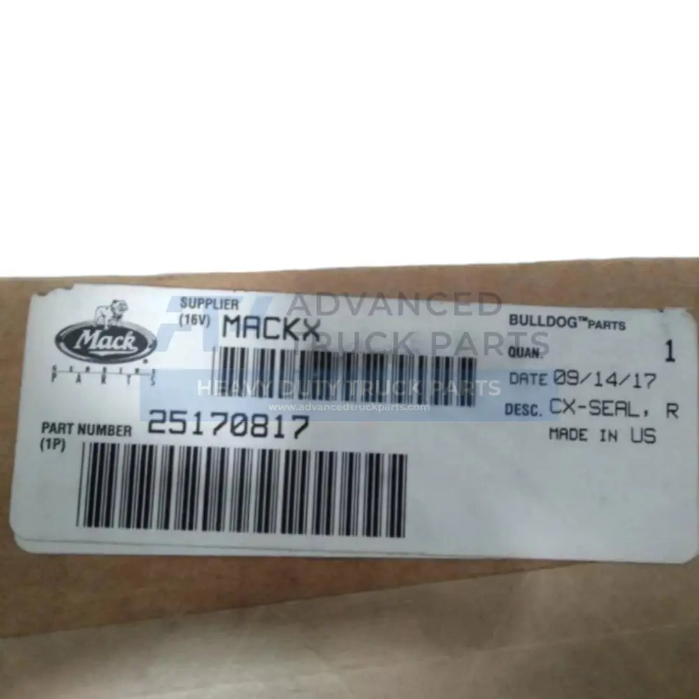 25170817 Genuine Mack Seal - Truck To Trailer