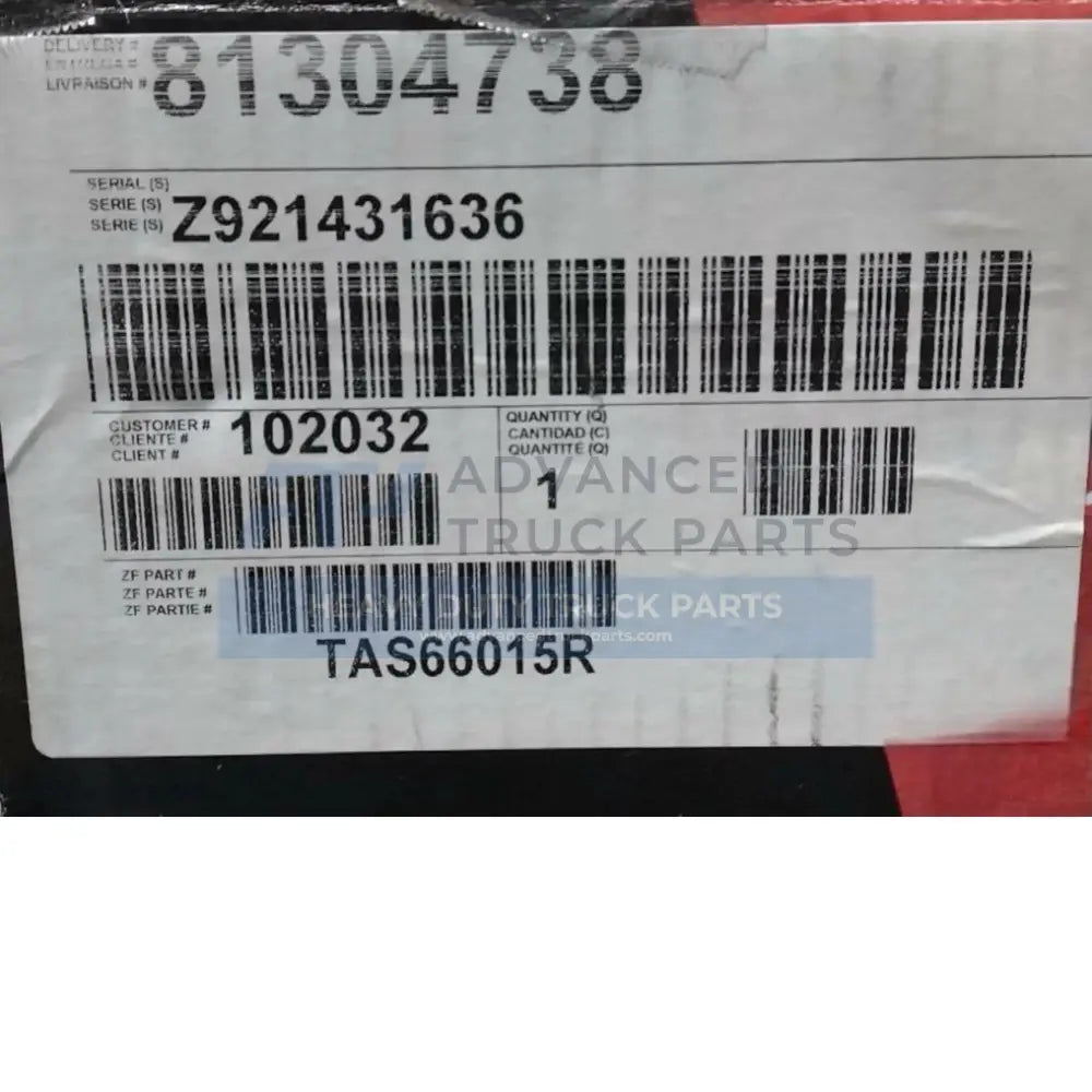 6990-TAS66015R Genuine Mack Steering Gear - Truck To Trailer