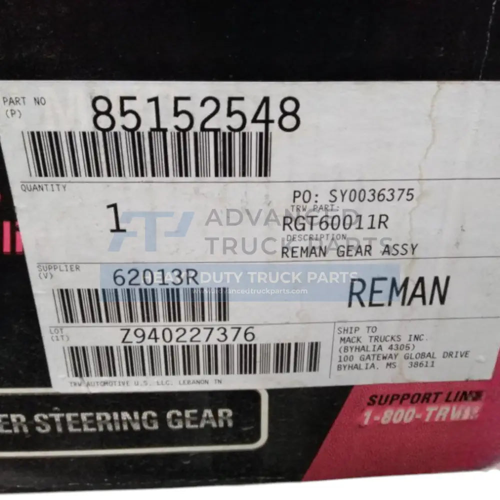 Genuine Mack Steering Gear - Steering Gears