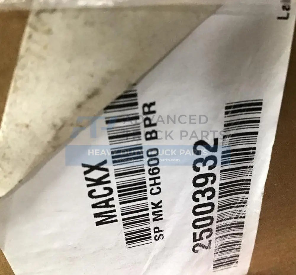 25003932 Genuine Mack Top Plate - Truck To Trailer
