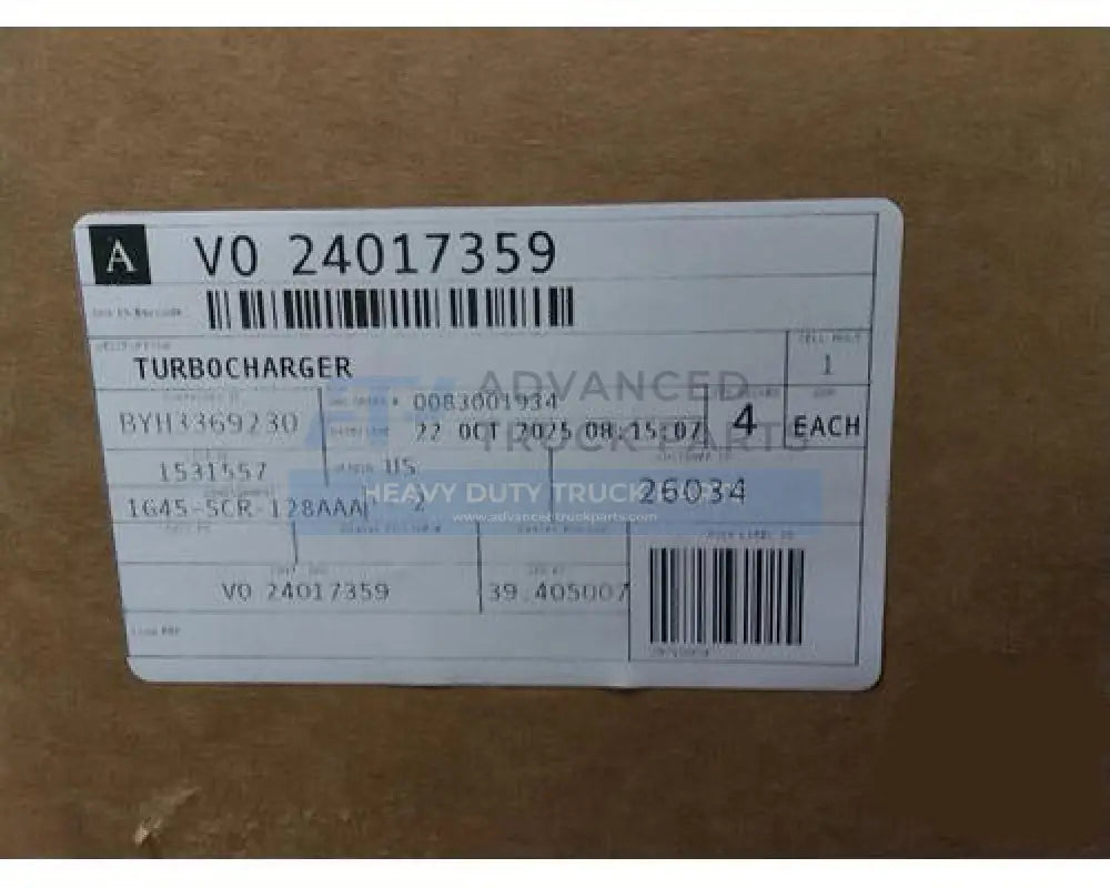 Genuine Mack Turbocharger - Turbochargers