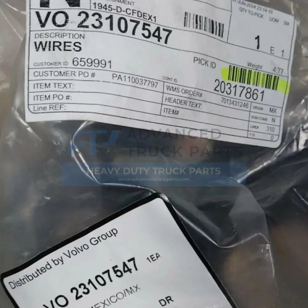 23107547 Genuine Mack Wires - Truck To Trailer