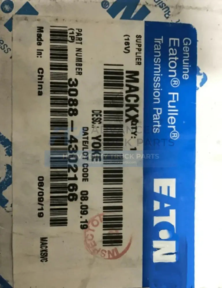 3088-4302166 Genuine Mack Yoke 1st And 2nd - Truck To Trailer