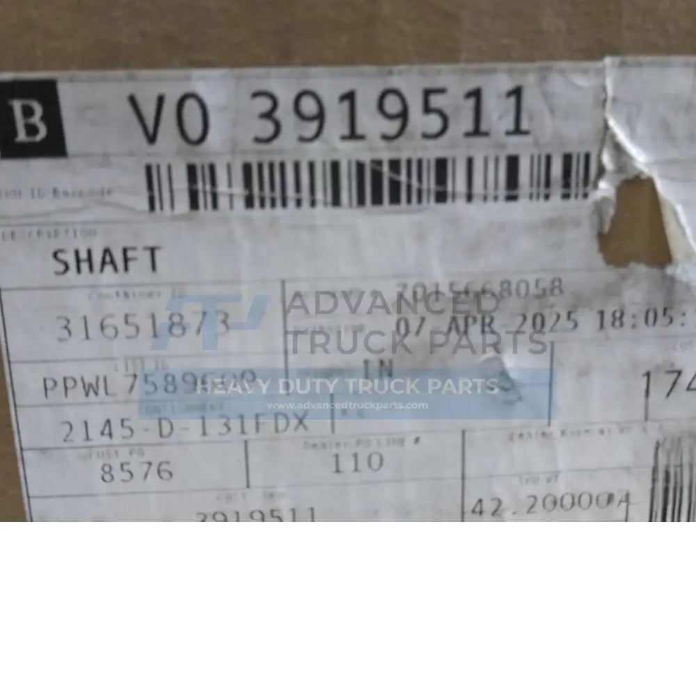 Genuine Meritor Shaft - Shafts