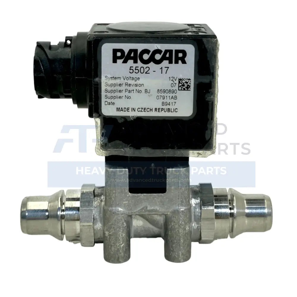 5502-17 Genuine Paccar Def Coolant Solenoid 2 Way For Peterbilt
