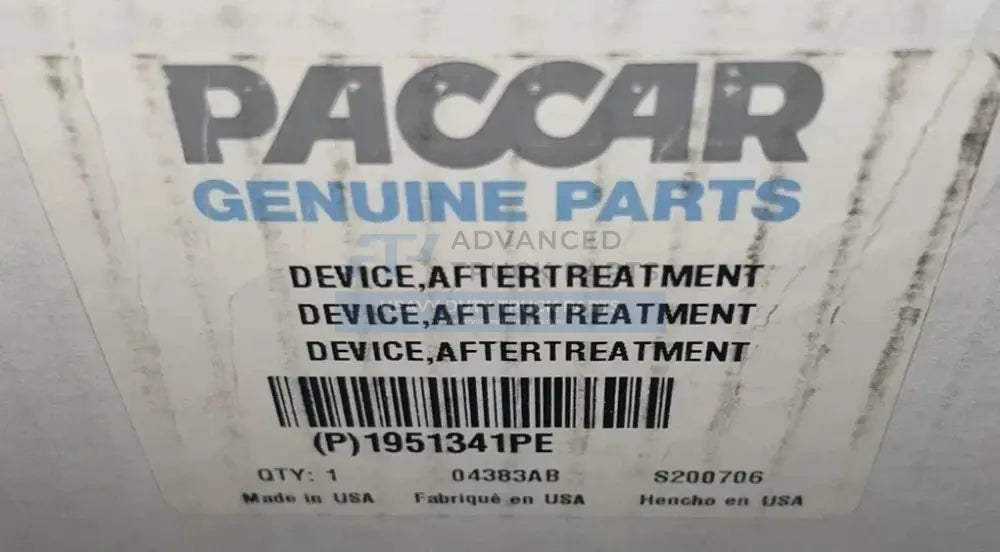 1951341PE Genuine Paccar Device Aftertreatment