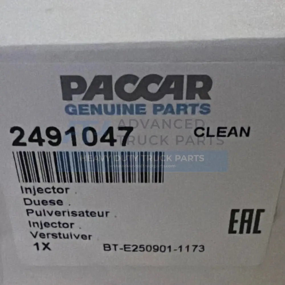Genuine Paccar MX-13 Fuel Injector Set 6X - FUEL INJECTOR