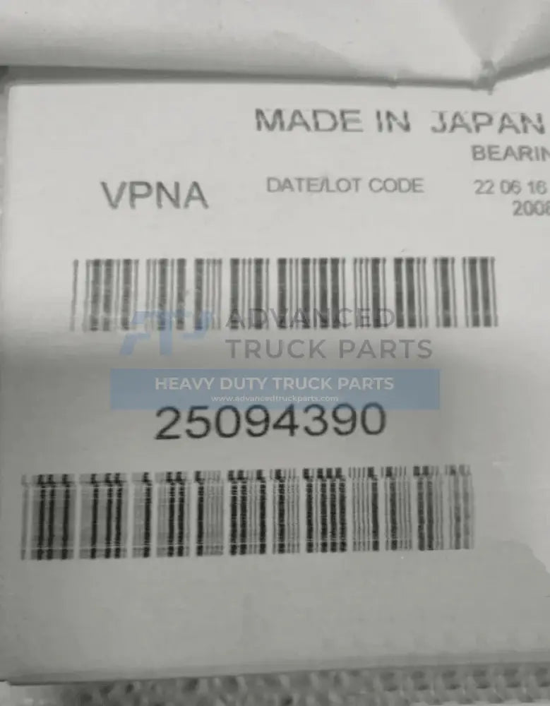 25094390 Genuine Volvo Ball Bearing - Truck To Trailer