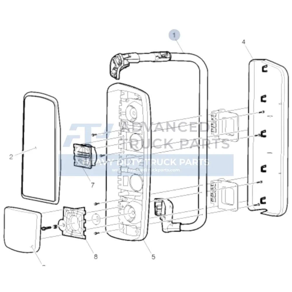 85134003 Genuine Volvo Bracket - Truck To Trailer