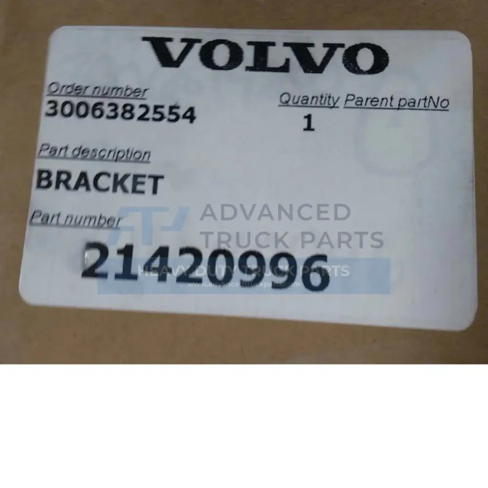 21420996 Genuine Volvo Bracket - Truck To Trailer