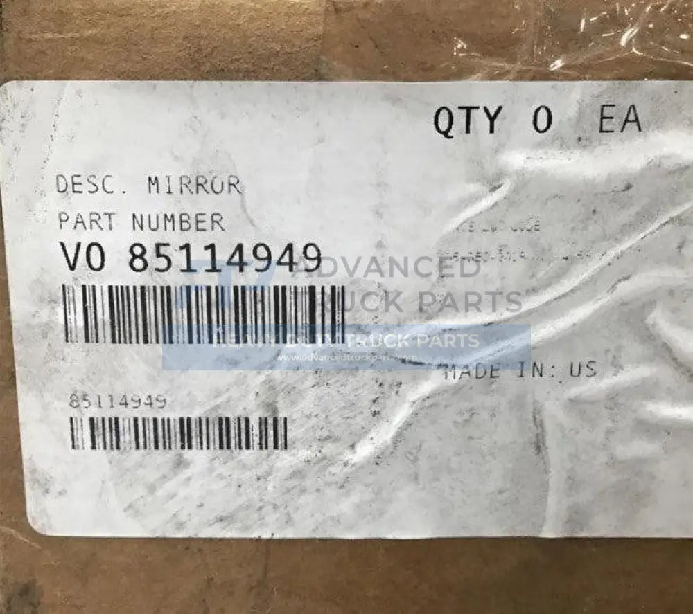 85114949 Genuine Volvo Bracket - Truck To Trailer