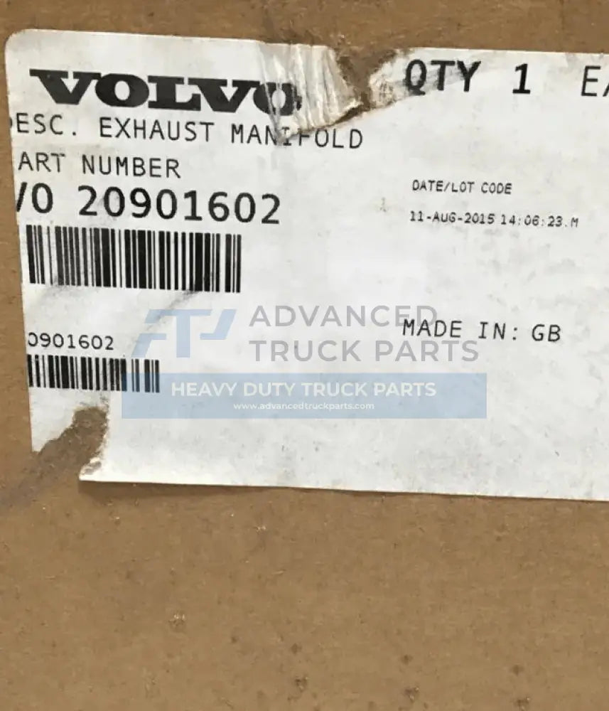 20901602 Genuine Volvo Exhaust Manifold - Truck To Trailer