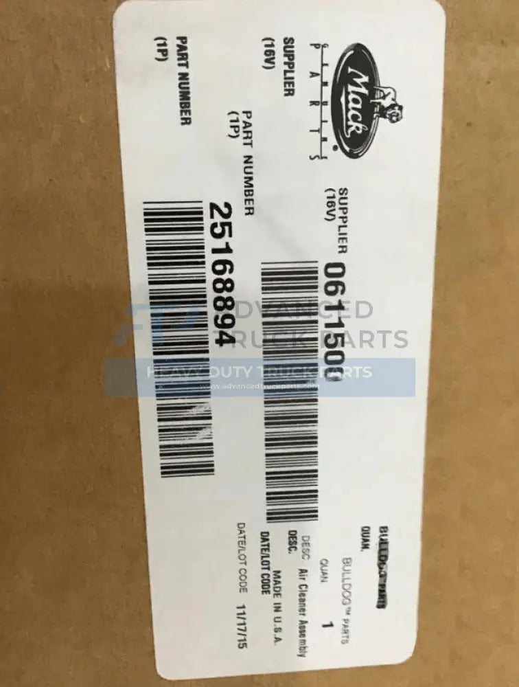 25168894 Genuine Volvo Filter - Truck To Trailer