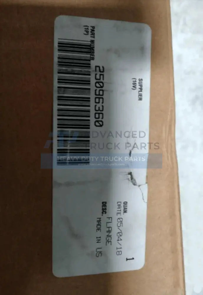 25096360 Genuine Volvo Flange - Truck To Trailer