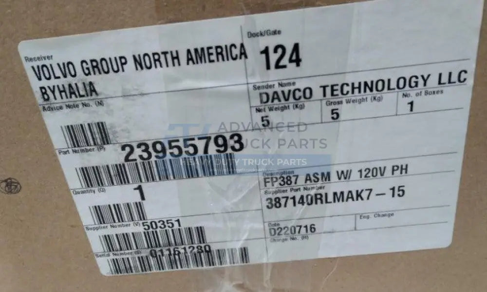 23955793 Genuine Volvo Fuel Filter - Truck To Trailer