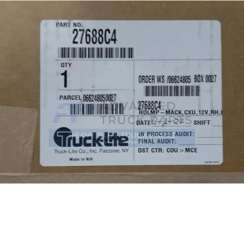 24112799 Genuine Volvo Headlamp - Truck To Trailer