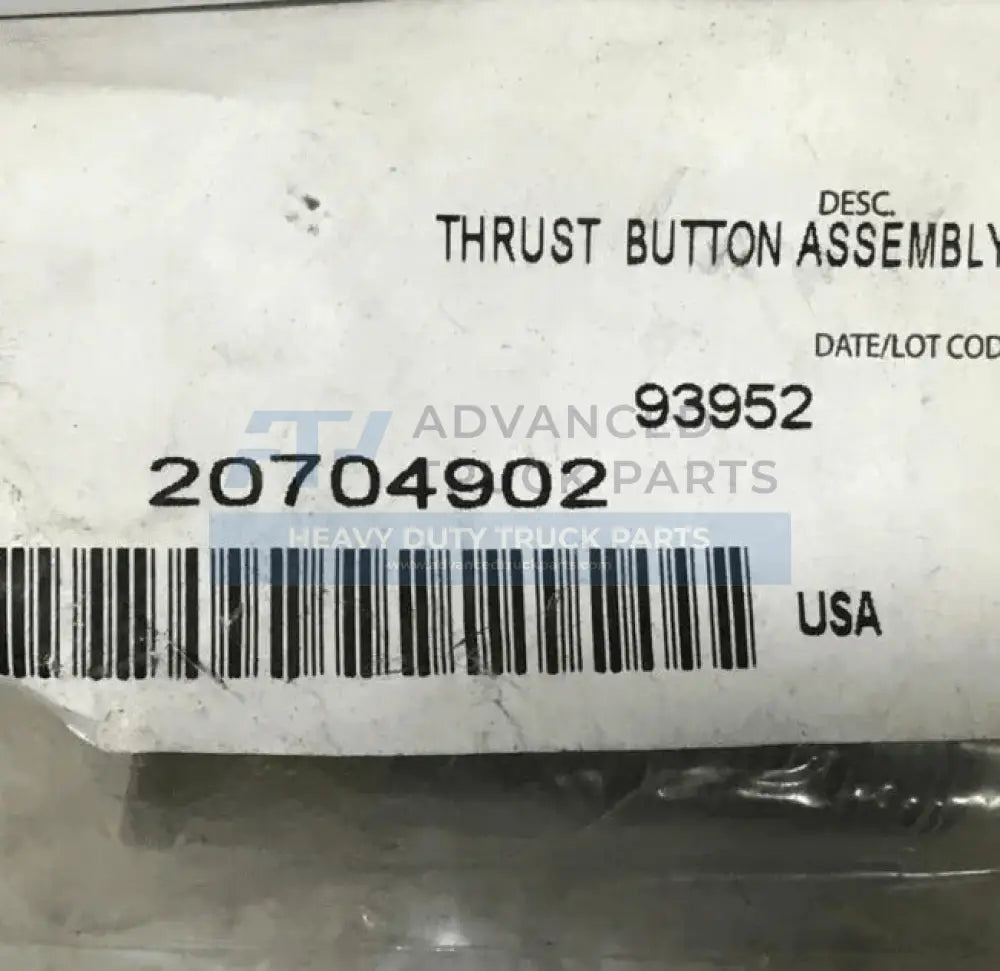 20704902 Genuine Volvo/Mack Camshaft Screw Assy - Truck To Trailer
