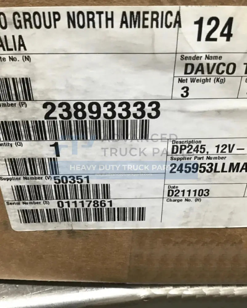 23893333 Genuine Volvo/Mack Fuel Filter - Truck To Trailer
