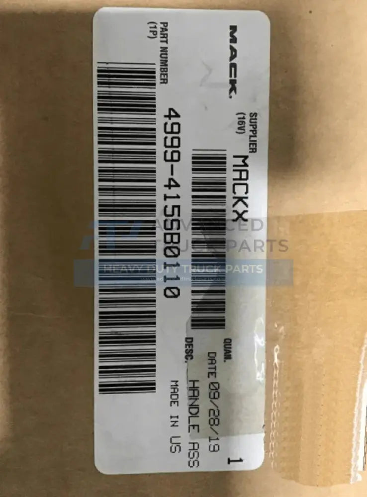 4999-415SB0110 Genuine Volvo/Mack Handle Assy - Truck To Trailer