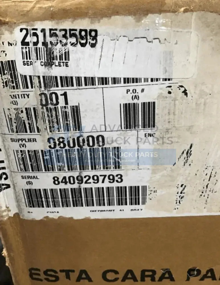 25153599 Genuine Volvo/Mack Seat - Truck To Trailer