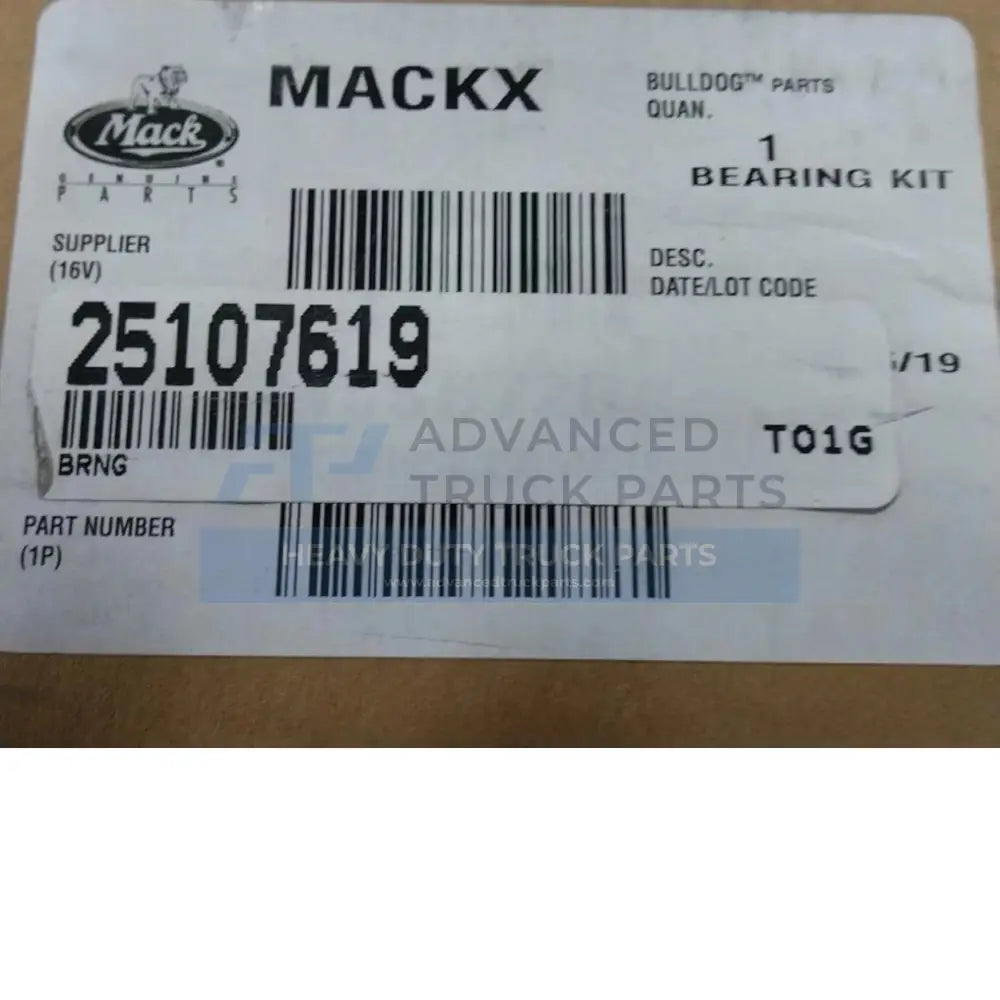 25107619 Genuine Volvo Main Bearing Kit - Truck To Trailer