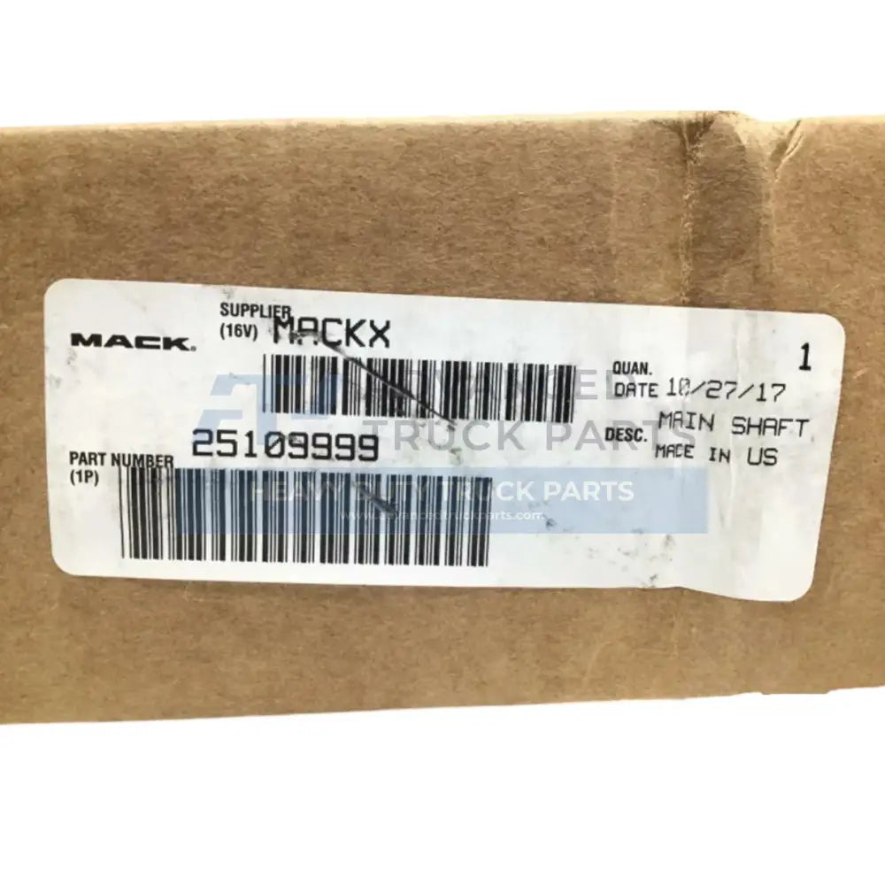 25109999 Genuine Volvo Main Shaft - Truck To Trailer