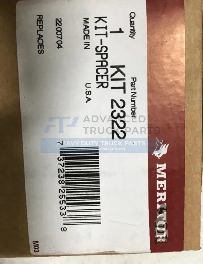 8235-KIT2322 Genuine Volvo Pinion Bearing Shim Kit - Truck To Trailer