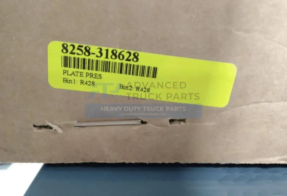 8258-318628 Genuine Volvo Plate Pres - Truck To Trailer