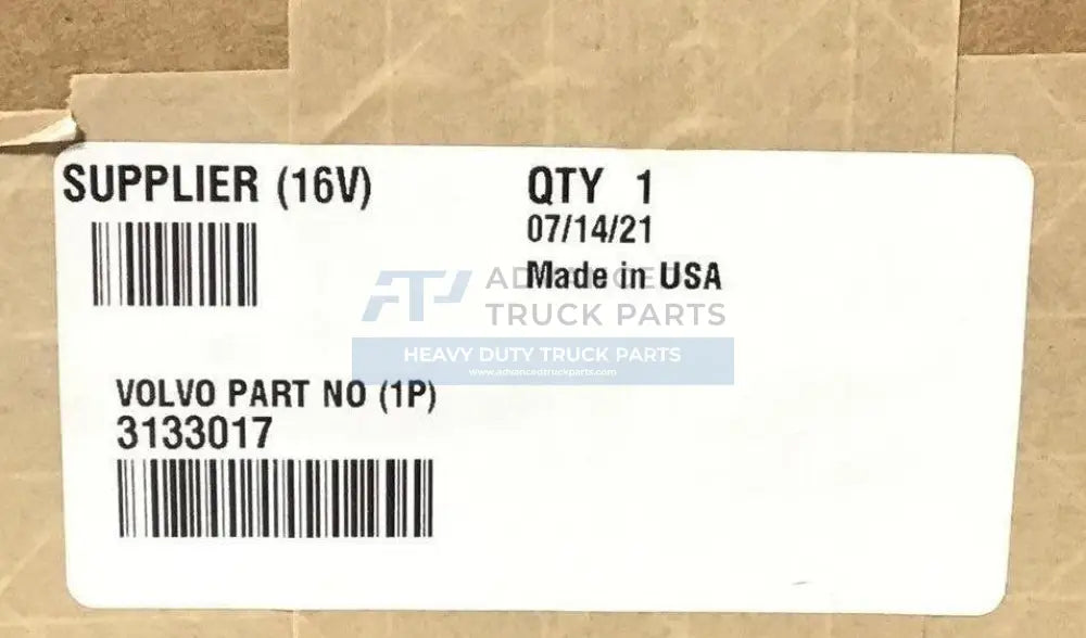 3133017 Genuine Volvo Pump Asy - Truck To Trailer