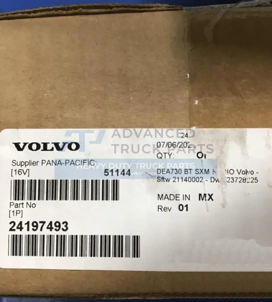 24197493 Genuine Volvo Radio - Truck To Trailer