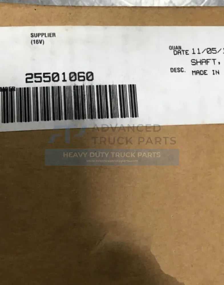 25501060 Genuine Volvo Shaft - Truck To Trailer