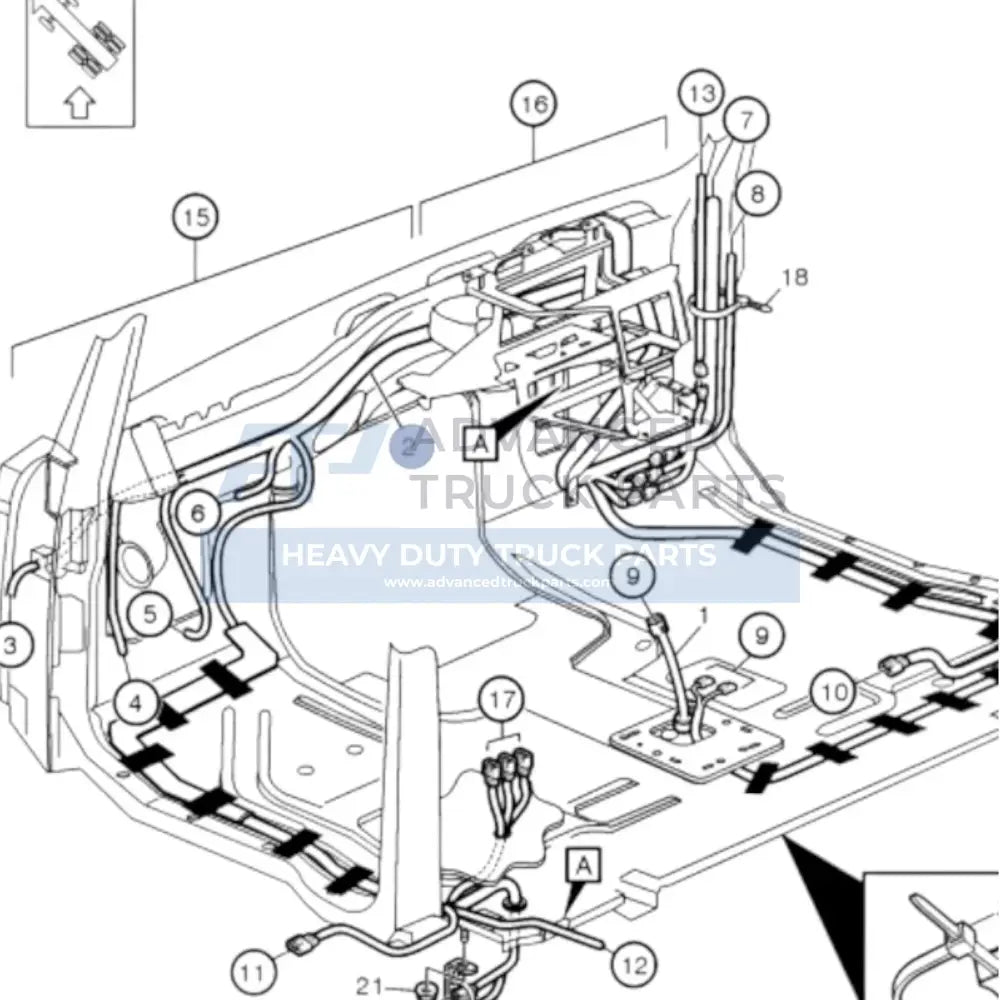 20973168 Genuine Volvo Wires - Truck To Trailer