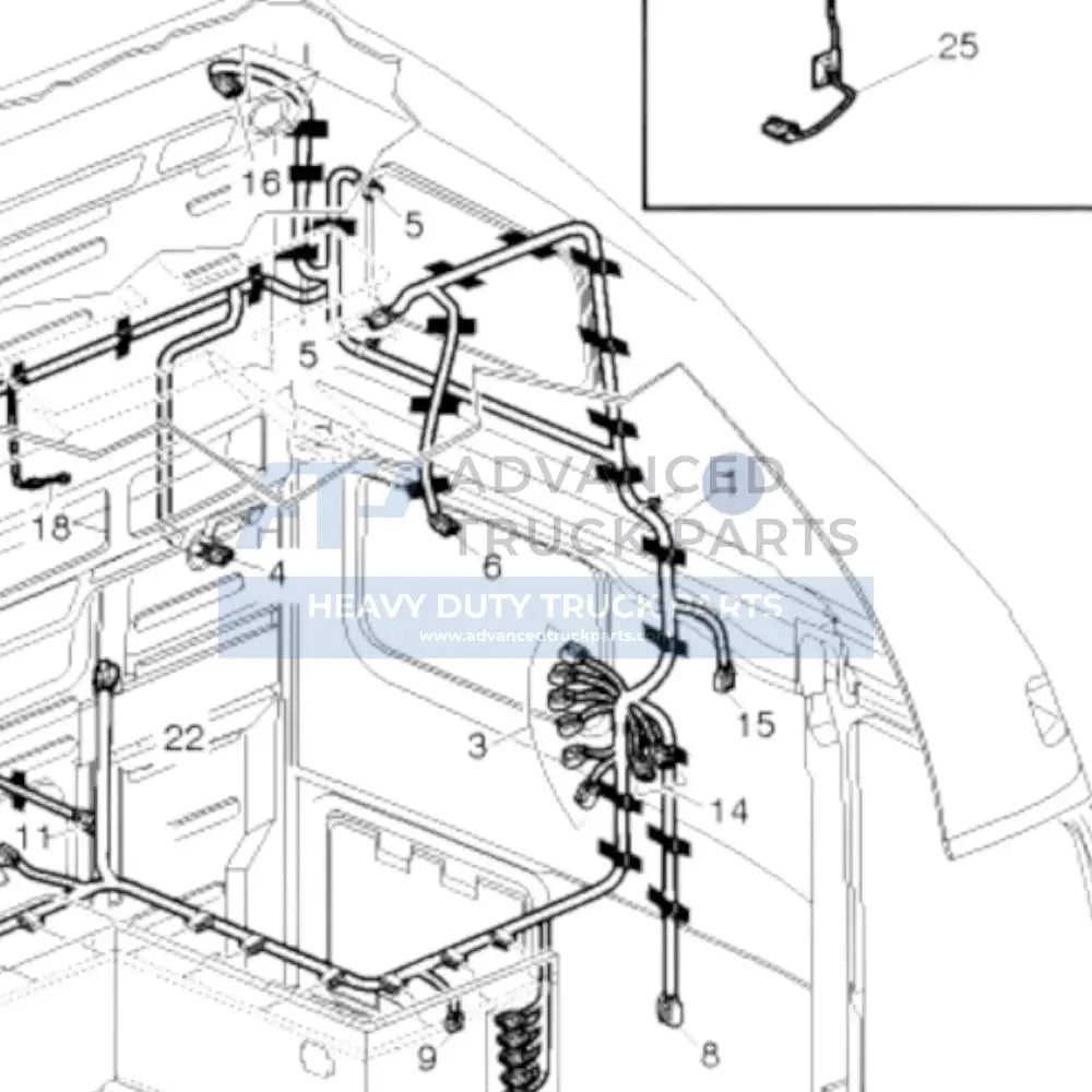 23132960 Genuine Volvo Wires - Truck To Trailer