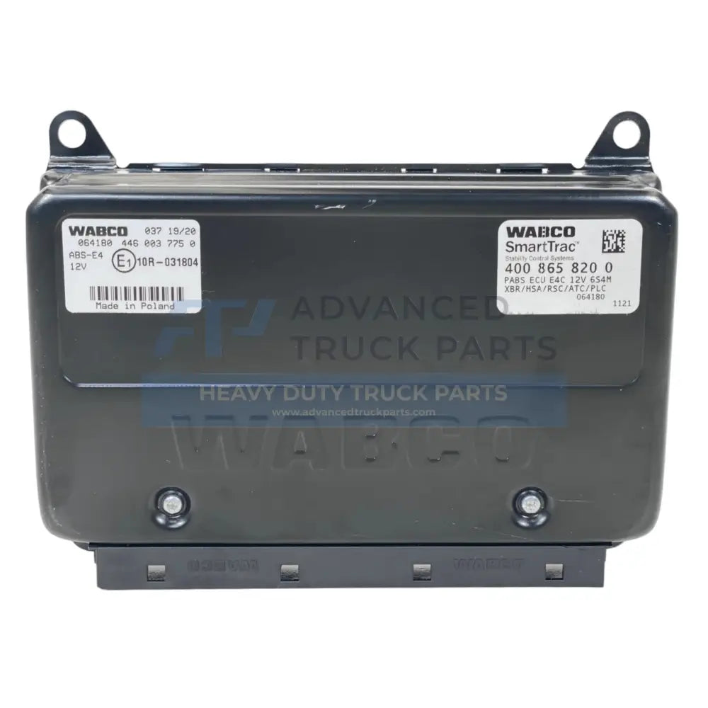 400 865 820 0 Genuine Wabco Pabs Ecu E4C 12V 6S4M Xbr Hsa Rsc Atc Plc