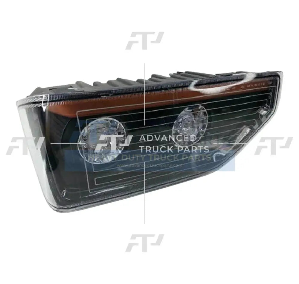 A66-10227-019 Grote Western Star Right Hand Heated Led Headlamp Amber