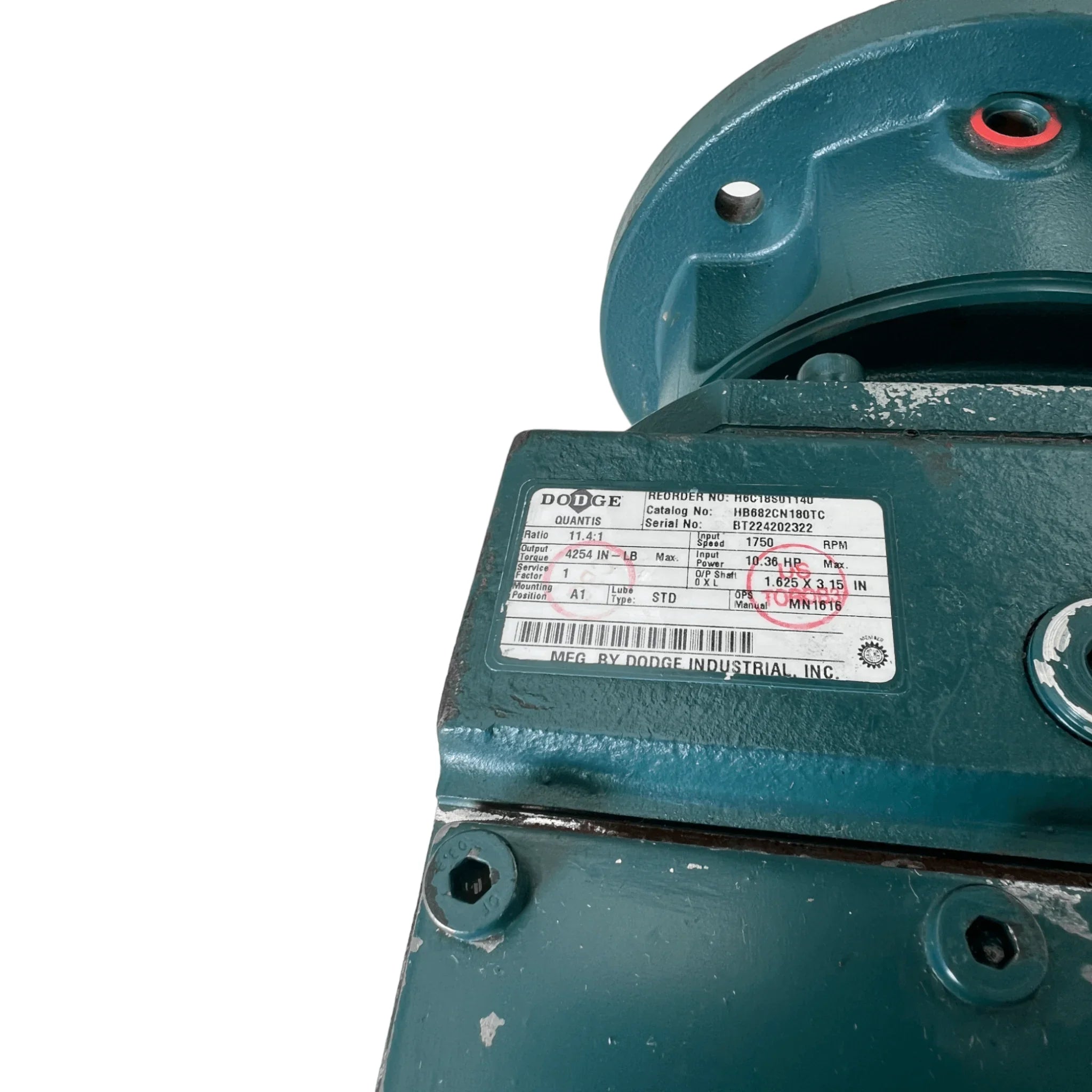 Hb682Cn180Tc Dodge Quantis Inline Gear Reducer