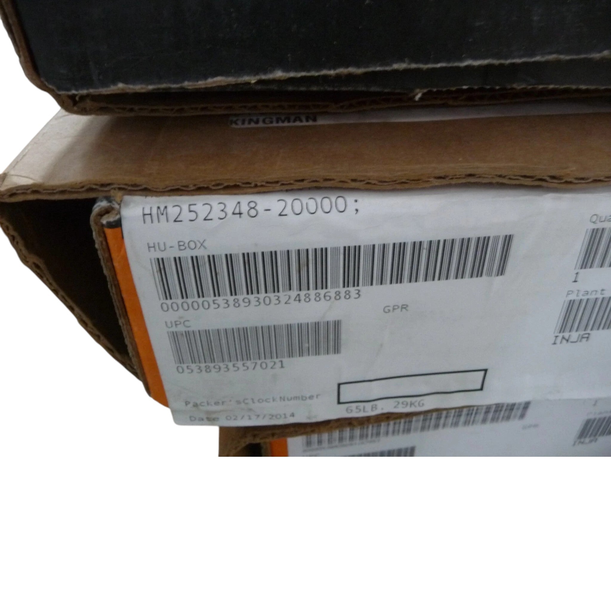 HM252348-20000 Genuine Timken Tapered Roller Bearing Cone