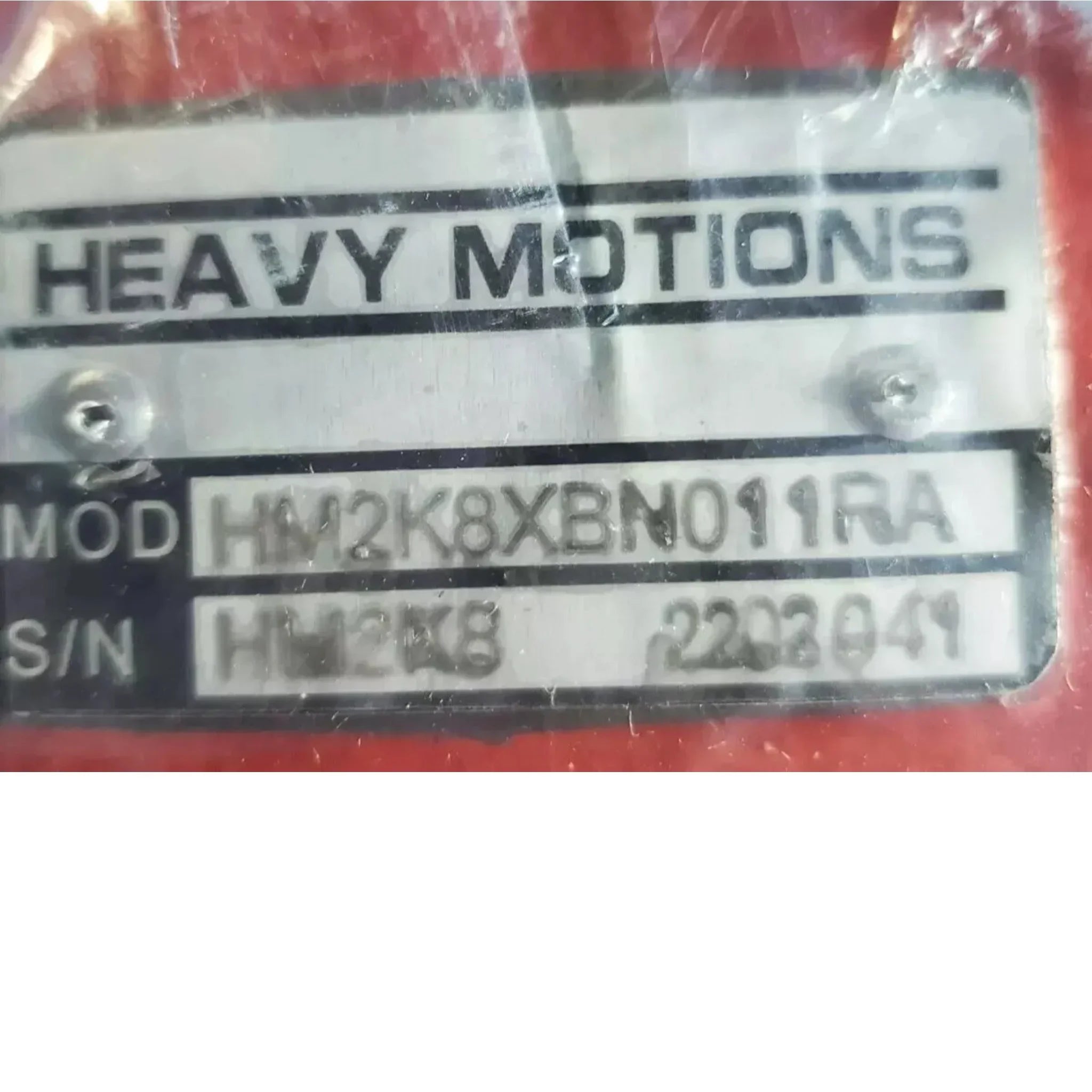 HM2K8XBN011RA Genuine Heavy Motions PTO Power Take Off