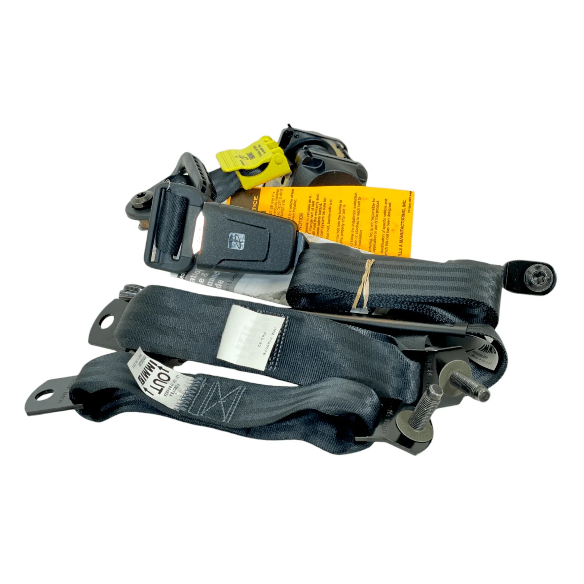 Imm F126078 Genuine Immi Seat Belt M2 Air Black