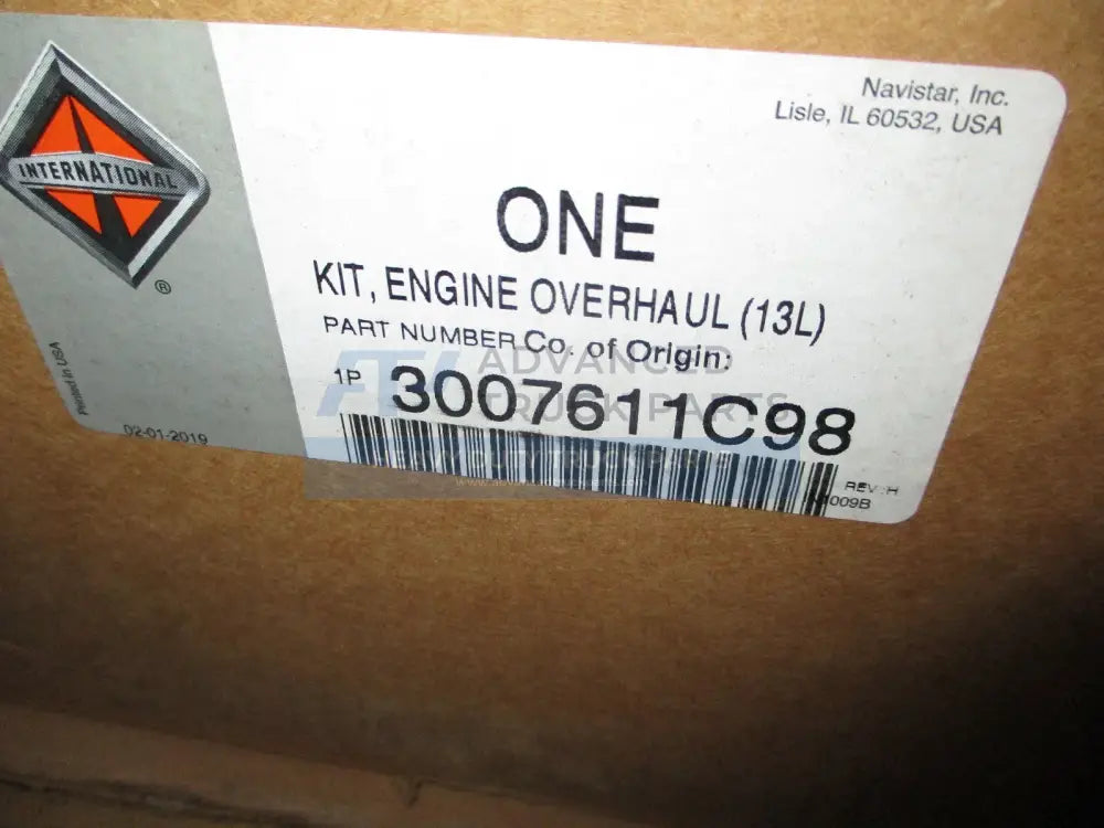 3007611C91 International Engine Overhaul Kit