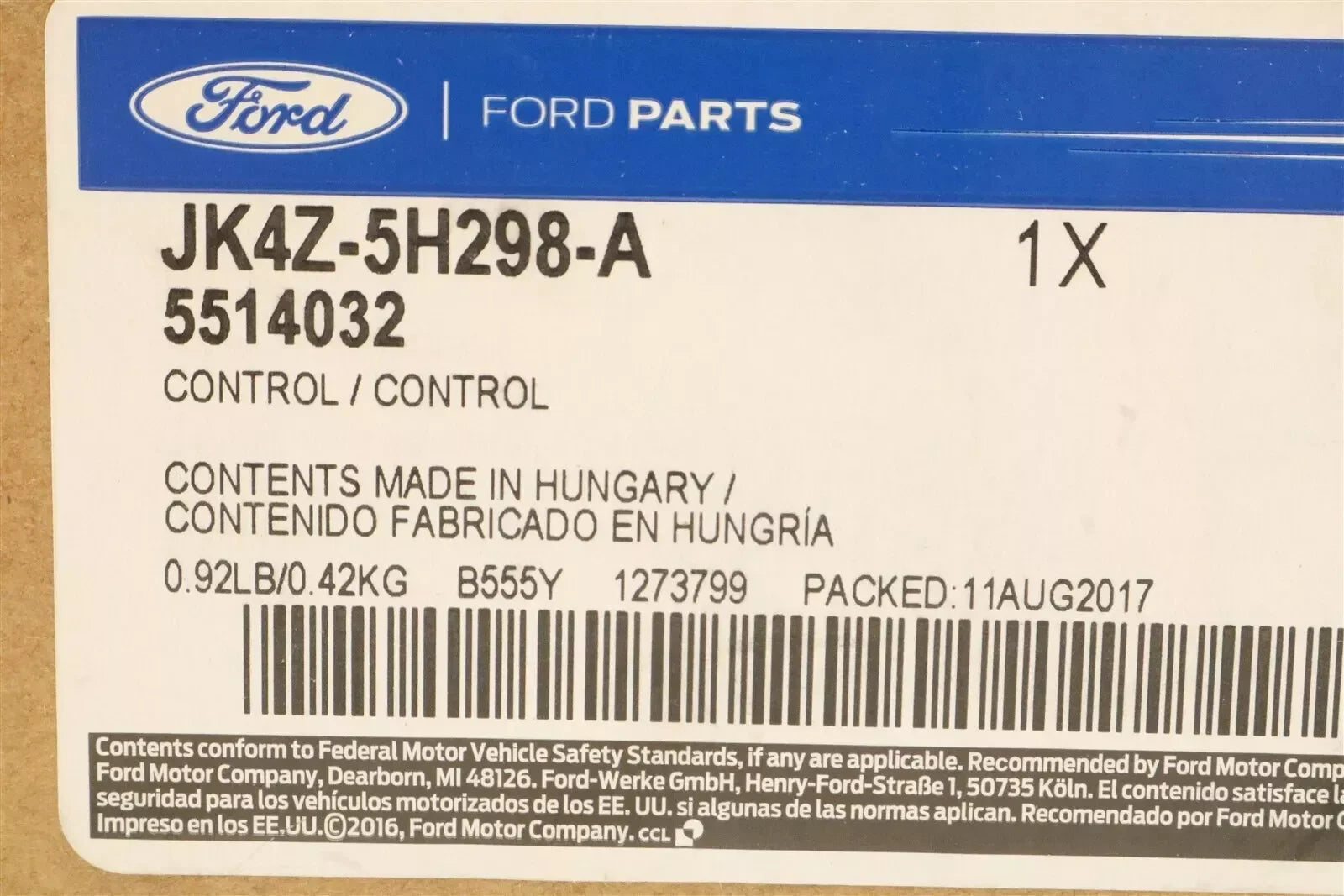 CK4Z-5H298-C Genuine Ford Reductant Dosage Control Module