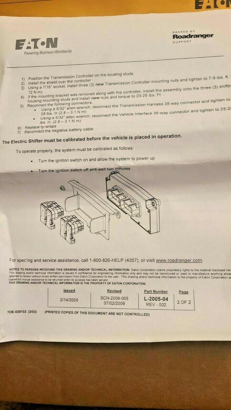 K-3736Rx Genuine Eaton Fuller Transmission Controller