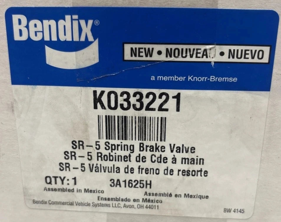 065437 Genuine Bendix Spring Brake Valve