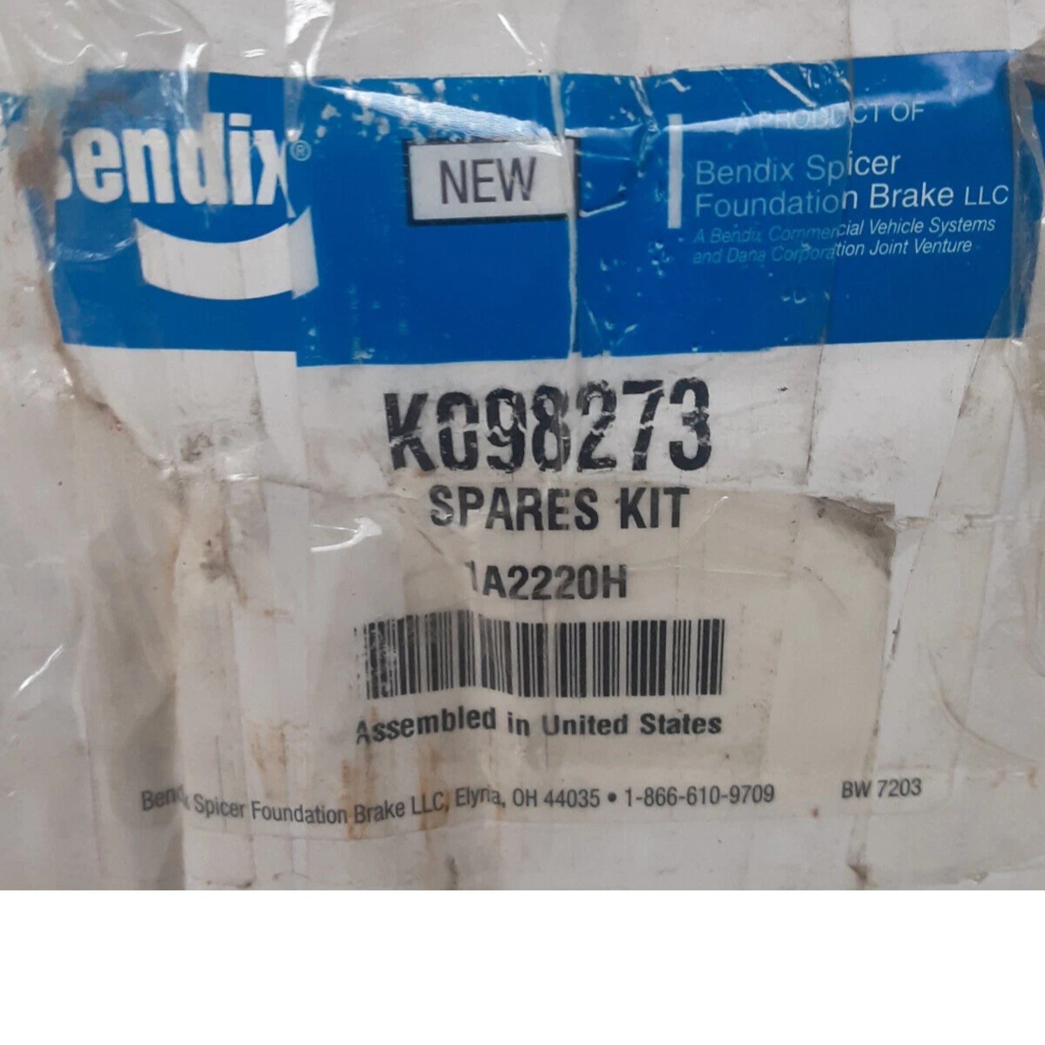 K098273SC Genuine Bendix Air Disc Caliper