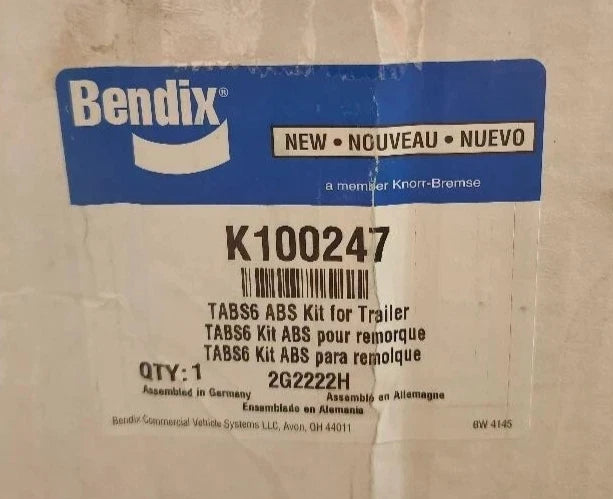 K100247 Genuine Bendix ABS Kit For Trailer