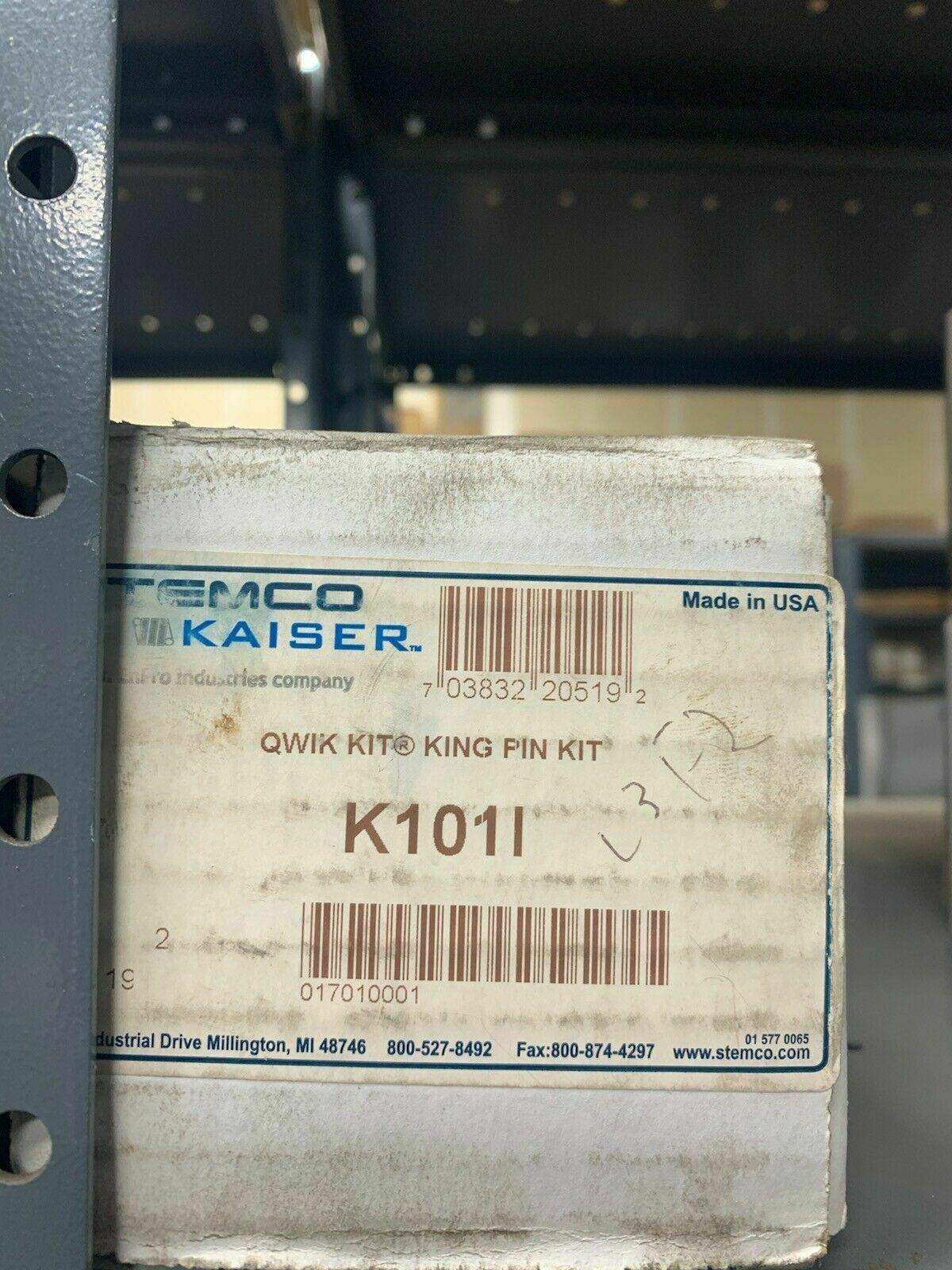 K101I Stemco Kaiser Steering Kingpin King Pin Set50 170 Qwik Kit Ih Dana Eaton