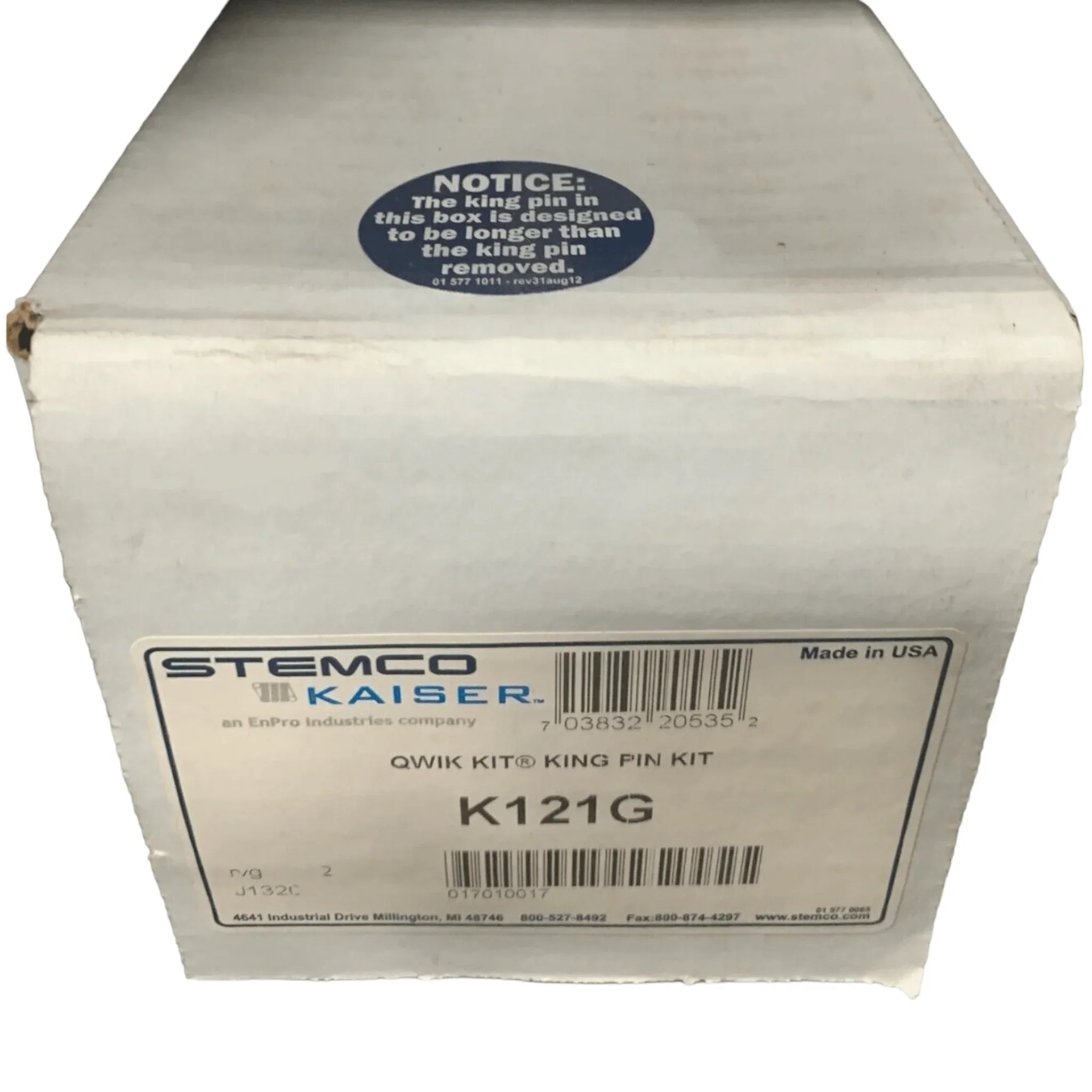 K121G Stemco Kaiser Steering Qwik Kit King Pin Set For GM